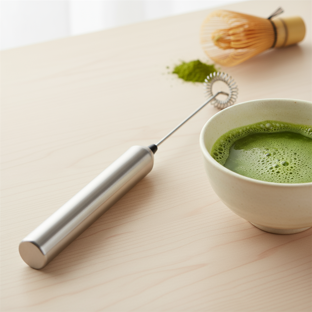 Espumador Eléctrico Portátil para Matcha Perfecto: Bate Sin Esfuerzo, ¡Cremoso y Sin Grumos!