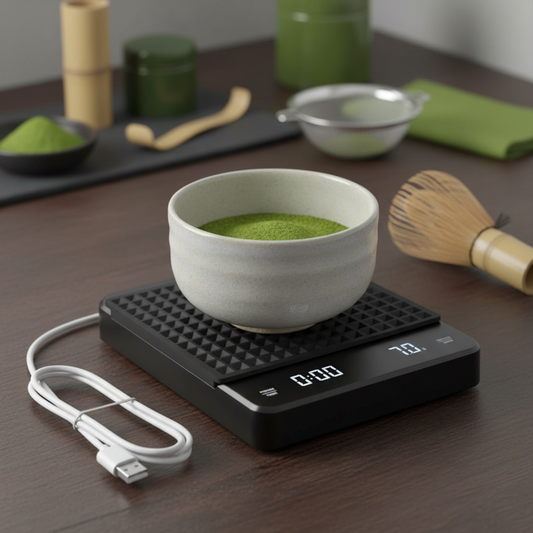 Báscula de té Matcha electrónica